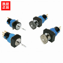 Korea Kaikun 16mm small key push button switch K16-611K K16-621K K16-631K import