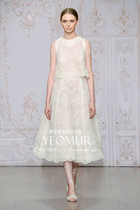  Yingmeng wedding dress Exclusive original lace retro skirt Luxury lace dress Lace dress island