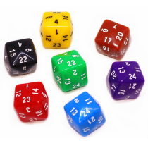 24 Digital Son Mathematics teaches color sieve desktop game multi - faceted dice toy tabletop accessories
