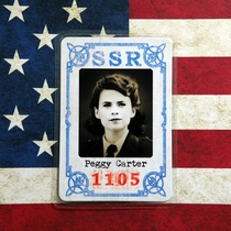 Agent Carter retro SSR ID card can be customized