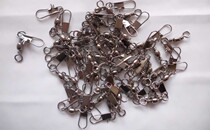 B- type connector fishing quick pin sea pole connecting ring bottle-shaped swivel 8-character eight-character ring buckle fishing line fishing gear