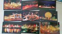 Dalian Beautiful Night Rose Photo Postage Postcard 8 Sets of Set
