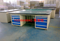 Inspection desk for test bench with drawer heavy fitter work bench workshop console vice