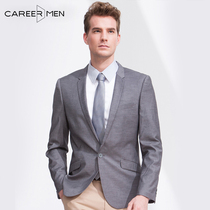 Professional door business leisure fashion small suit male slim suit Korean trend handsome suit British style single suit