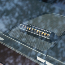 Temporary parking number plate moving car phone number plate car phone number plate creative car zero sign