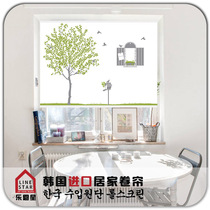 Import Pattern Roller Shutters Nature Design Kitchen Bathroom Toilet Waterproof Semi Shading Lift Custom Roll Curtains