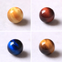 DIY 6A pure natural tiger eye - stone wooden gold blue red yellow eye - bead bead bead bead bead