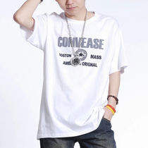 Mens Short Sleeve T-shirt Loose Thin Tide Men hipster Cotton Body Blood Summer Autumn Summer Top