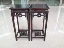 Mahogany money flower rack Flower rack Ebony bonsai rack Chinese solid wood stone rack Fish tank rack storage rack