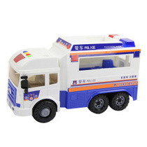 Treasure Trostar Sound And Light Music Inertia Car With Poetry Story Children Toy Car Police Car Children Puzzle Toys