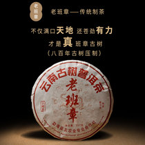 Collected Puer 800 old class Zhang ancient tree Puer cooked tea 357G Tea Cake Cake Tea aged cooked tea cake tea