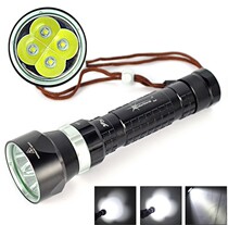 Solarstorm 4 light yellow light L2 professional diving gear DX4S intense light flashlight 26650 waterproof snorkeling