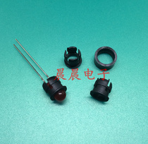 LED3MM flat buckle plastic lamp holder F5LED indicator holder 5mm lamp holder lamp cover counter spot