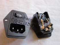 Taiwan imported JEC power outlet Three-in-one socket with switch fuse box JR-101-1FR with screw hole