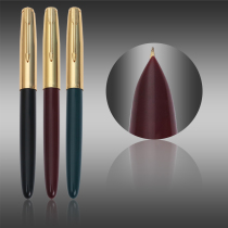 New version of Hero 616 yellow hat large yellow cover-Golden pen cap-Boxed student gift pen