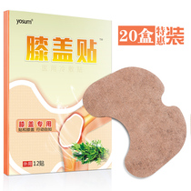 (20 box) Ai Ye paste knee joint paste hot patch warm paste warm stick knee pain stick stick