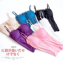 Work-in-work lap Modale with adjustable fine shoulder strap lace with chest cushion female hit bottom vest pendant with shirt