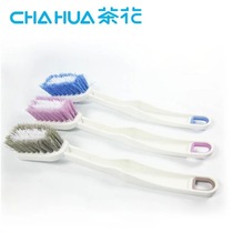 Camellia universal shoe brush 4408 long handle shoe brush plastic silk brush corner brush wall seam brush hard brush