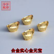 Gold ingot alloy Gold ingot advanced burial products Grave burial mat urn 4 8 yuan a