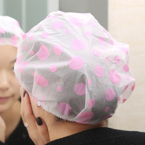 Japan imported waterproof shower cap Bath wash face towel elastic shower cap thickened adult childrens shower cap dry hair