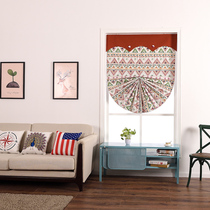Spring South Roman curtain roller curtain curtain blackout living room bedroom study lifting partition door and window sports boom