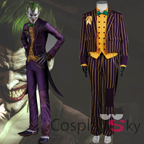 Batman Cos Clown Cosplay Purple Suit Aggan Joker Clown Cos Costume Adult Mens Clothing