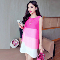 Ciyan maternity dress summer fashion comfortable Yuan gradient chiffon dress YLYM510
