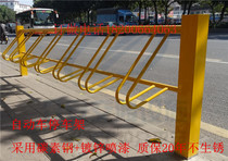 Bicycle electric car parking rack ground lock parking rack parking space placement rack spiral card round anti-theft frame