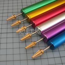 DIY leather tool metal colored edge oil pen brass head side oil pen