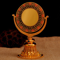 Nepal pure copper enamel Process quasi-tymoscope for the Buddha Mother Mirror Myong Tibetan Buddhism Supplies such as the French Mascot