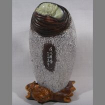 Past Jiang Rohan Natural Green Fields Jade Sculpture eighteen Swing Piece Zhou Village Dragon Egg Pure Handicrafts Round Through Hot Pin Recommendation