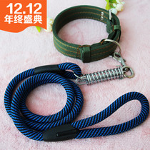 Big dog leash buffer spring collar Tibetan mastiff golden retriever dog leash pet supplies