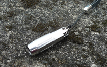 Velleno Designs quantum D2 mini 120 lumens stainless steel tritium tube