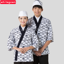 Korean chefs uniform Japanese waiter overalls Japanese cuisine clothing restaurant uniforms men and women kimono sushi clothing