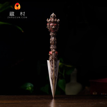 (Tibetan village) boutique Nepal imports pure handmade red copper Pubakong pestle diamond peg for furniture