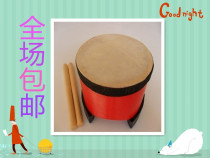 ORF musical instruments Percussion Preschool teaching aids Wooden sheepskin ground drummer drum