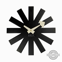 Modern space Nordic creative wall clock wall clock quartz clock Nielsen classic star clock fashion model room wall clock