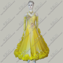 Hua Mei promotion national standard performance modern competition dance dress Waltz dance dress big women dress new HA026