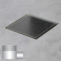 Germany ESS AquaQuattro DN50 tile type floor drain horizontal water 10x10 15x15