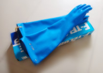 A- 20L anti-hydrofluoric acid nitric acid Aqua Aqua banana water gloves Japanese F-TELON gloves imported hanaki