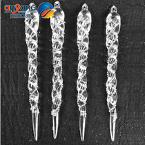 Christmas Ornament Wedding Wedding Arrangement Ice Chic Edge Effect 13CM Acrylic Ice Strips Plus Decoration 4 Roots