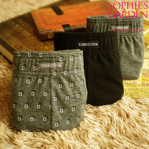 Special Price Cotton Element Special Cabinet 100% Pure Cotton Breathable Mens Triangle Briefs THREE CLOTHING