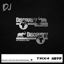 DJ Traxxas TRX4 Ford Land Rover Defender Wrangler Discovery Universal Metal Sticker