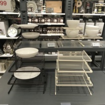 Korean HANSSEM Hansen selected wrought iron STACKER 3-piece set multi-layer kitchen bowl storage rack