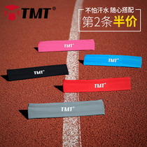 TMT hair band sports headband Ladies basketball fitness summer guide sweat anti-sweat running headscarf mens hoop suction equipment