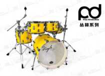 PD Jungle series selected basswood five drum drum set Jazz drum free Turkish hi-hat drum stool