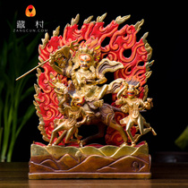 Mascot Heaven Mother Tibetan Buddhism Mysuru Buddhist Buddhas Swaying Pieces Nepal 7 Inch Bronze Semi-Lau Golden Auspicious Sky Female Buddha Statue