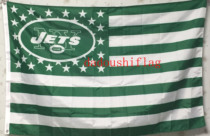 Foreign trade olive New York Jets outdoor Flag NFL New York Jet USA Star Flag