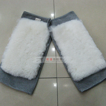 Xinjiang pure wool warm knee pads fur one male and female autumn and winter cycling motorcycle cold protection old cold legs
