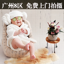 Newborn photo Full moon photo 100 days photo Year-old photo Guangzhou free door-to-door photo shooting children baby photo